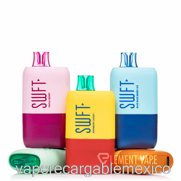 Vape Recargable Swft Icon 7500 Pantalla Inteligente Desechable Fresa Sandía Hielo